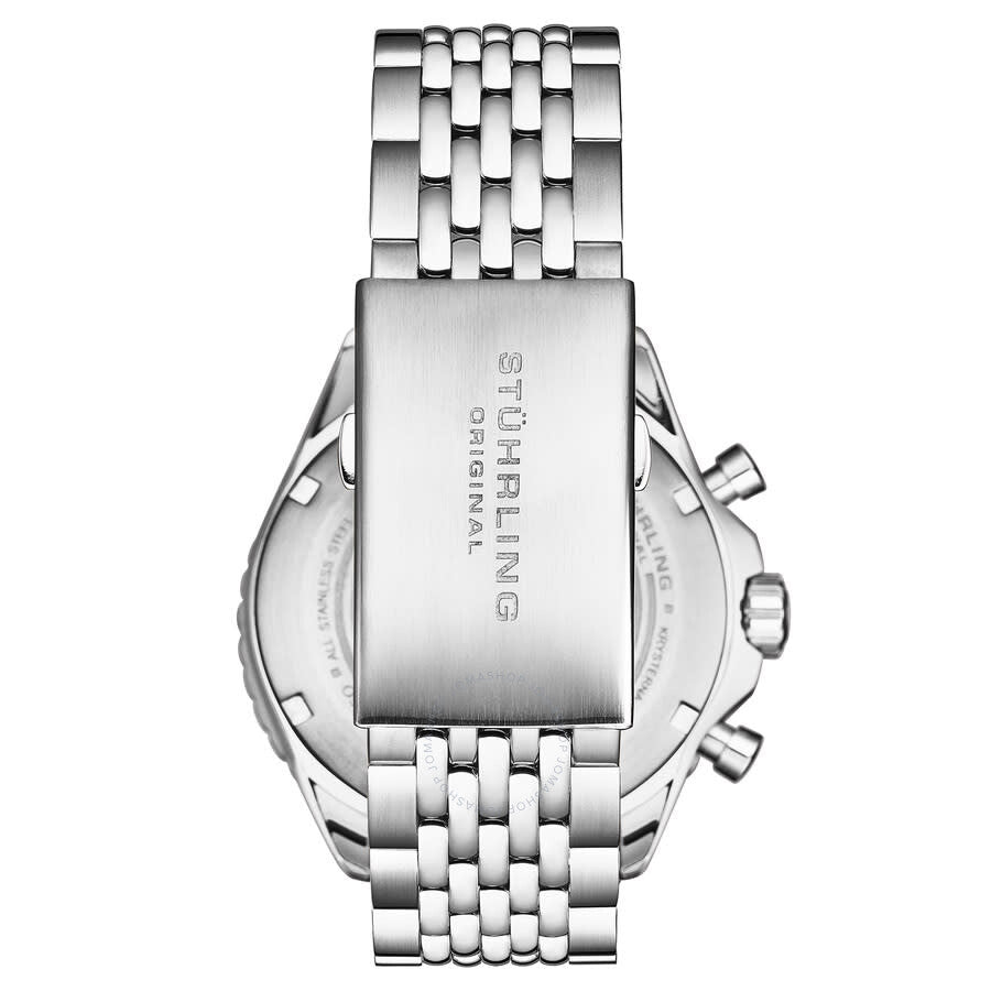 Stuhrling Original Monaco Chronograph Quartz Blue Dial Men's Watch M18216 - Dawson Watches #2