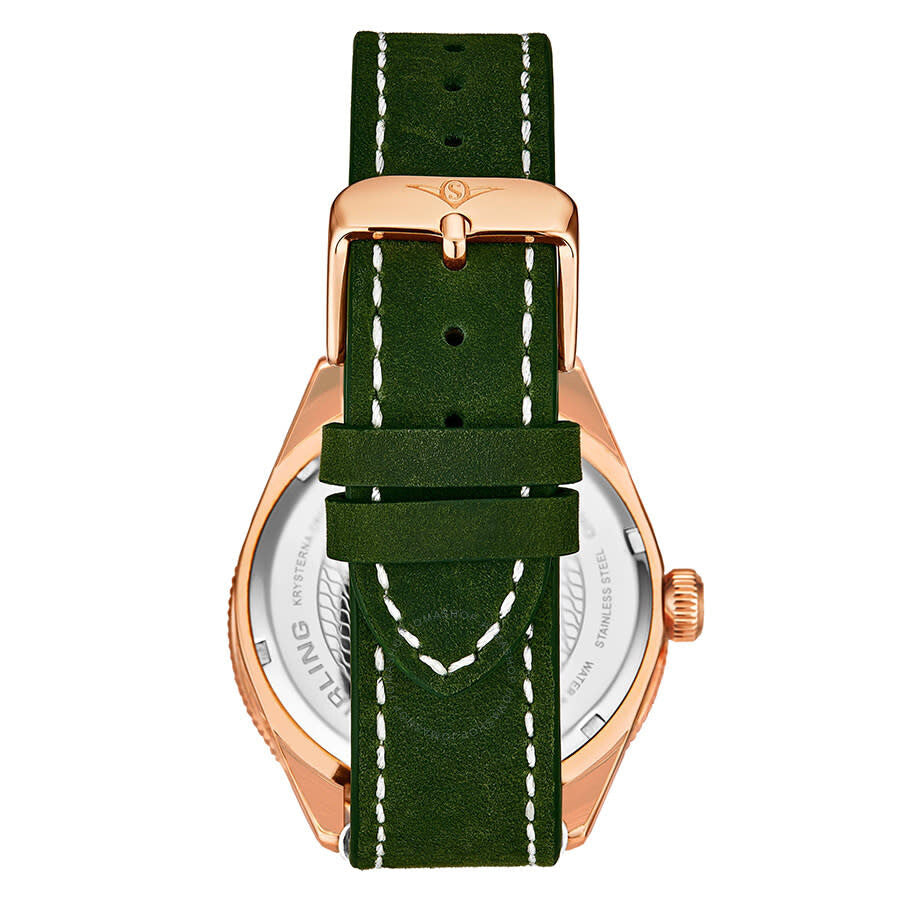 Stuhrling Original Monaco Quartz Green Dial Men's Watch M13665 - Dawson Watches #2