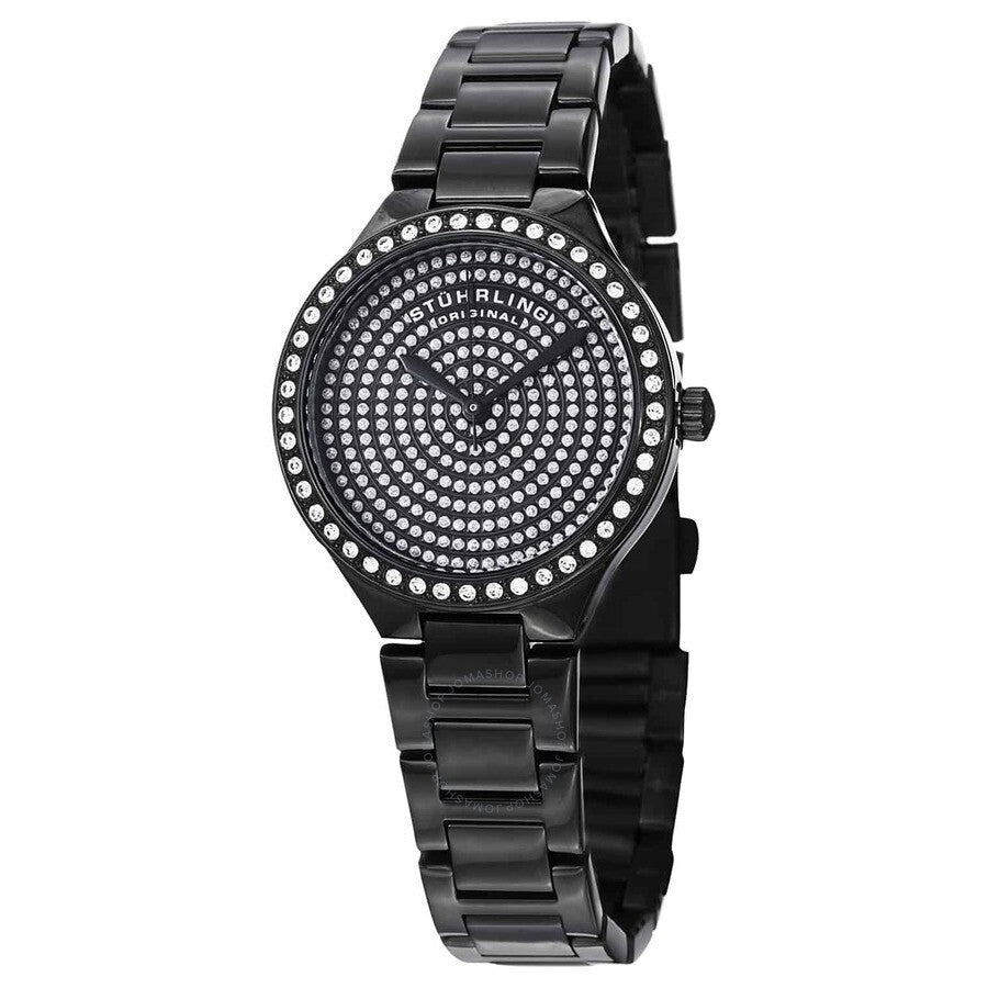 Stuhrling Original Symphony Black Dial Ladies Watch M15394 - Dawson Watches