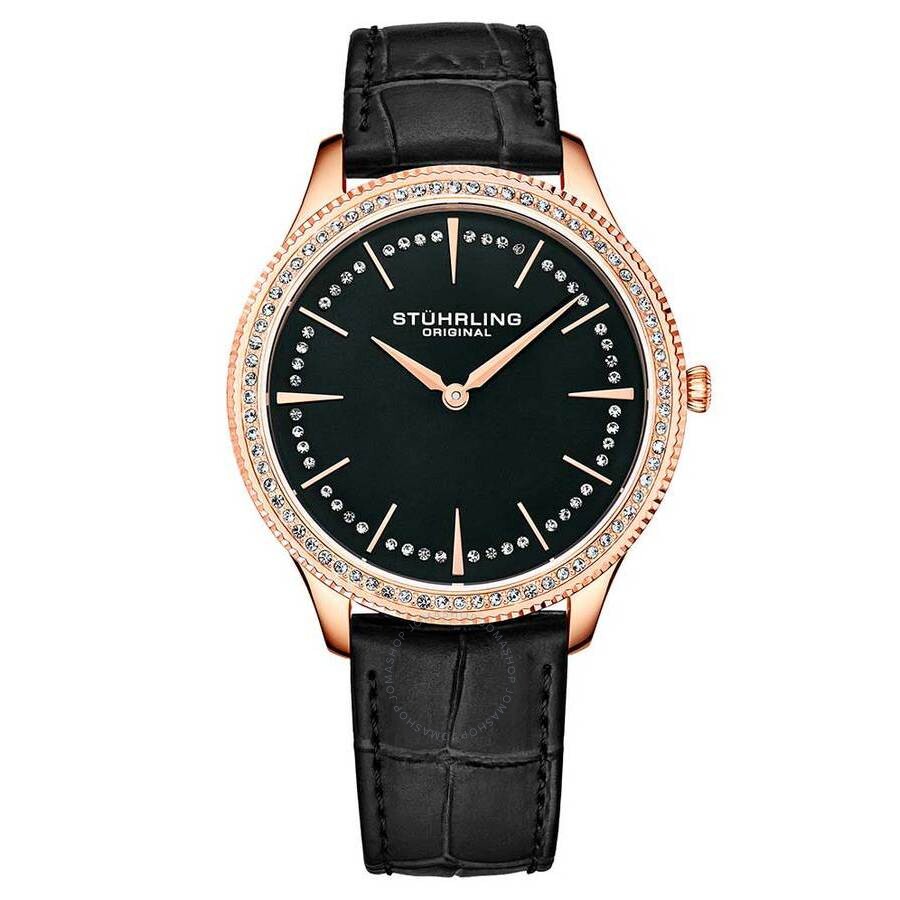 Stuhrling Original Symphony Black Dial Ladies Watch M15885 - Dawson Watches