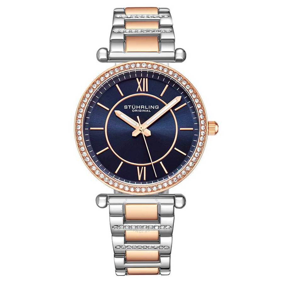 Stuhrling Original Symphony Blue Dial Ladies Watch M15612 - Dawson Watches