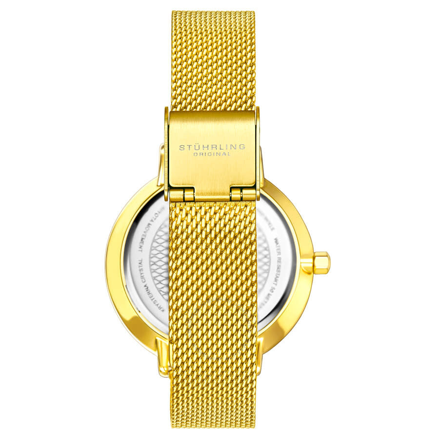 Stuhrling Original Symphony Quartz Gold Dial Ladies Watch M16841 - Dawson Watches #2