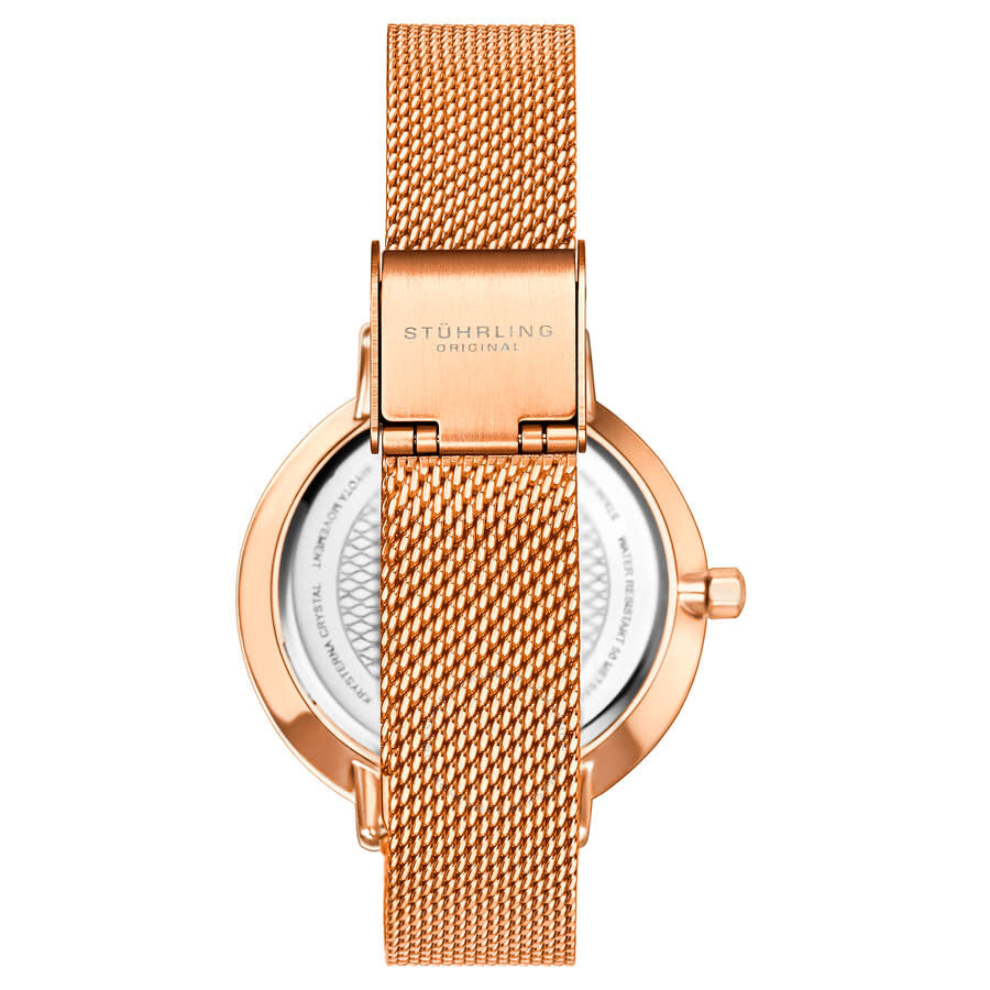 Stuhrling Original Symphony Quartz Rose Gold Dial Ladies Watch M16771 - Dawson Watches #2
