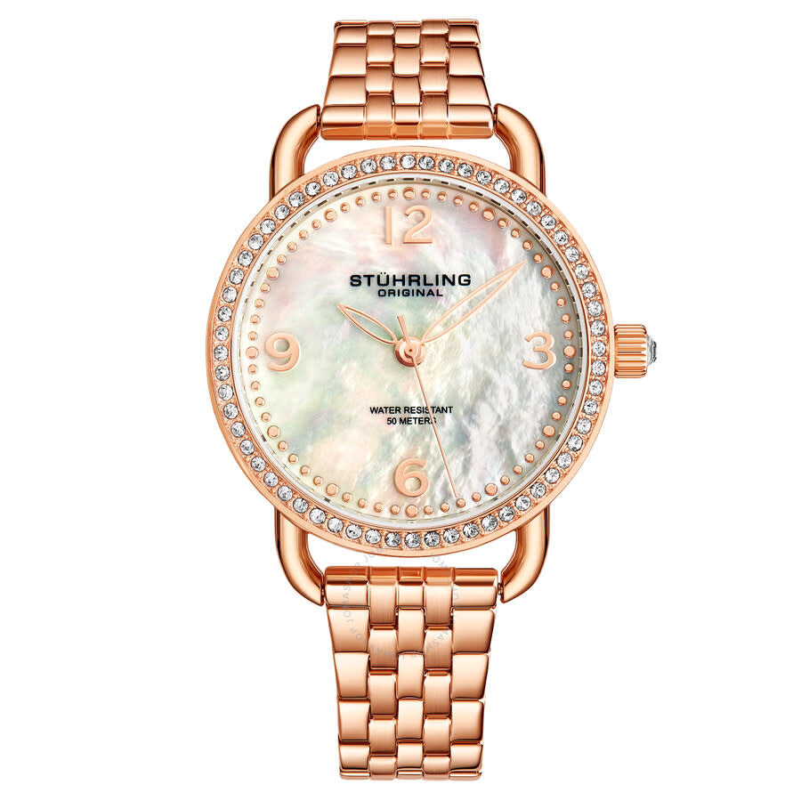 Stuhrling Original Symphony Quartz Silver Dial Ladies Watch M16820 - Dawson Watches