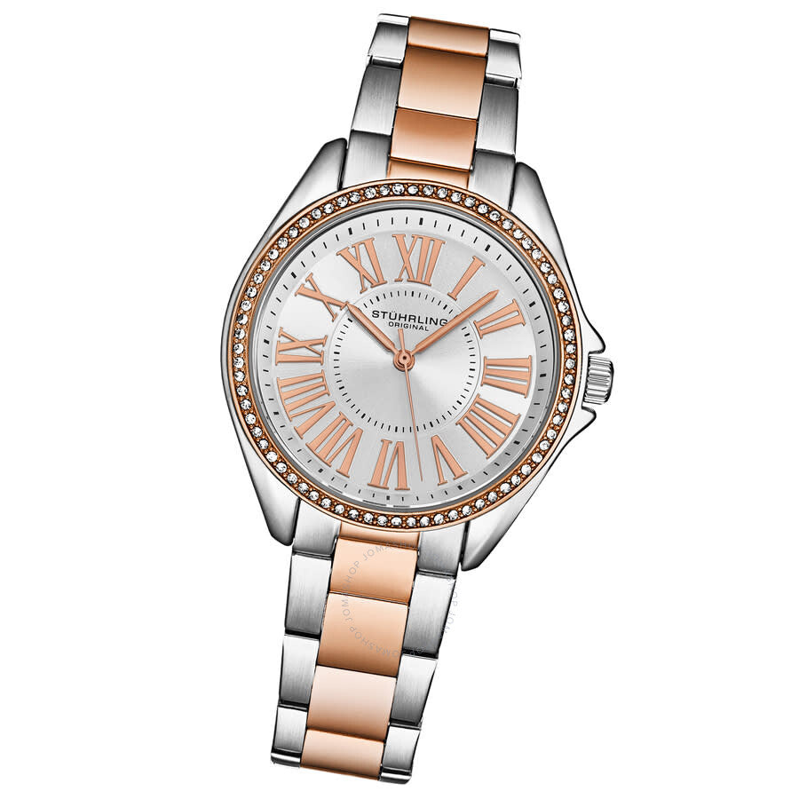 Stuhrling Original Symphony Quartz Silver Dial Ladies Watch M17190 - Dawson Watches #2