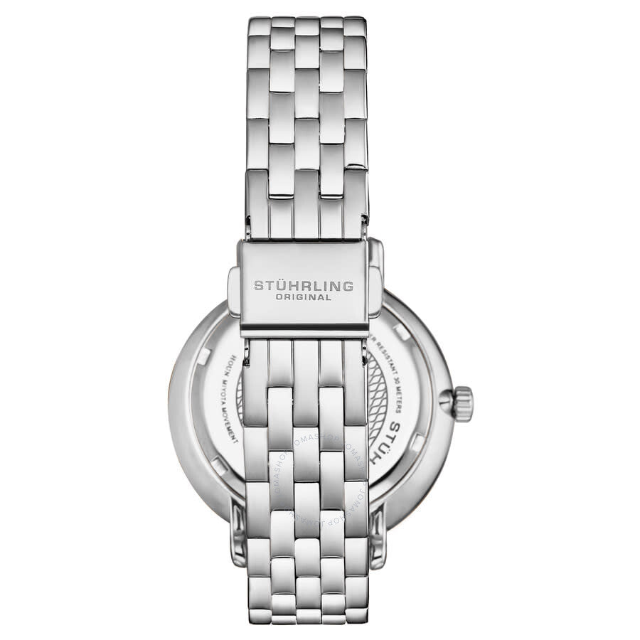 Stuhrling Original Symphony Quartz Silver Dial Ladies Watch M17986 - The Watches Men & Co #3