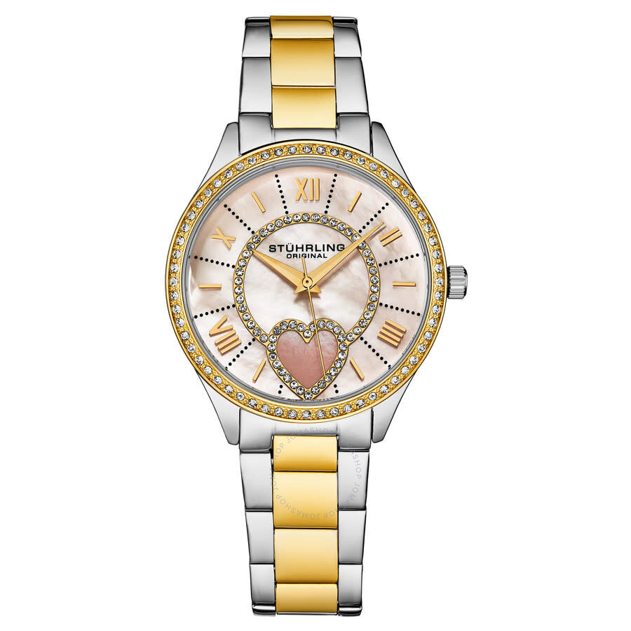 Stuhrling Original Symphony Quartz White Dial Ladies Watch M17175 - Dawson Watches