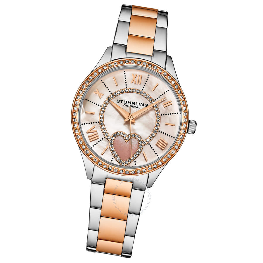 Stuhrling Original Symphony Quartz White Dial Ladies Watch M17197 - Dawson Watches #2