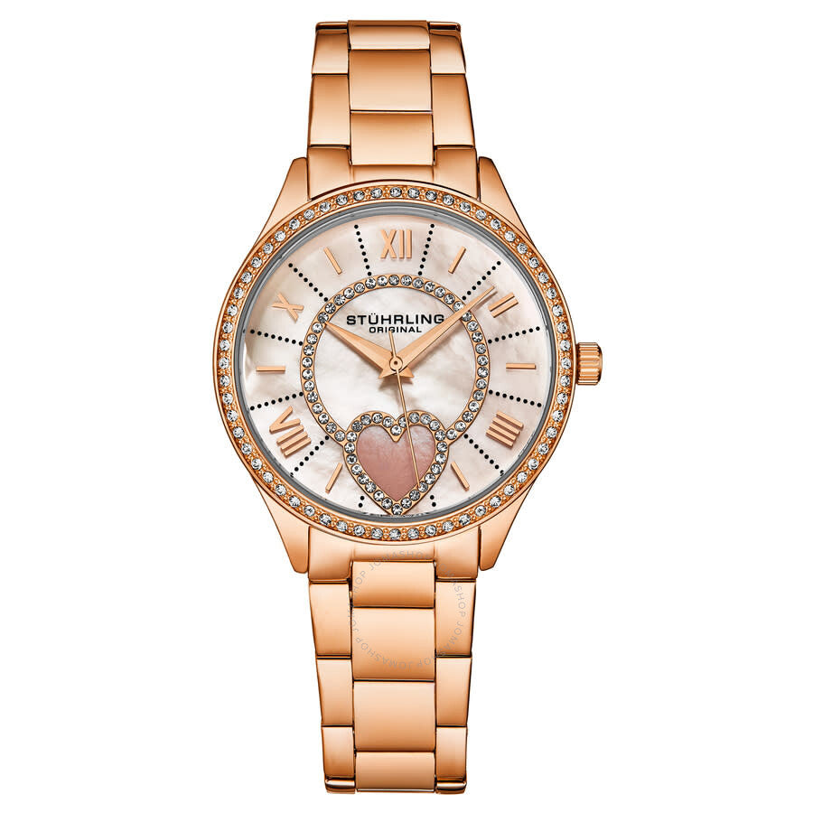 Stuhrling Original Symphony Quartz White Dial Ladies Watch M17198 - Dawson Watches