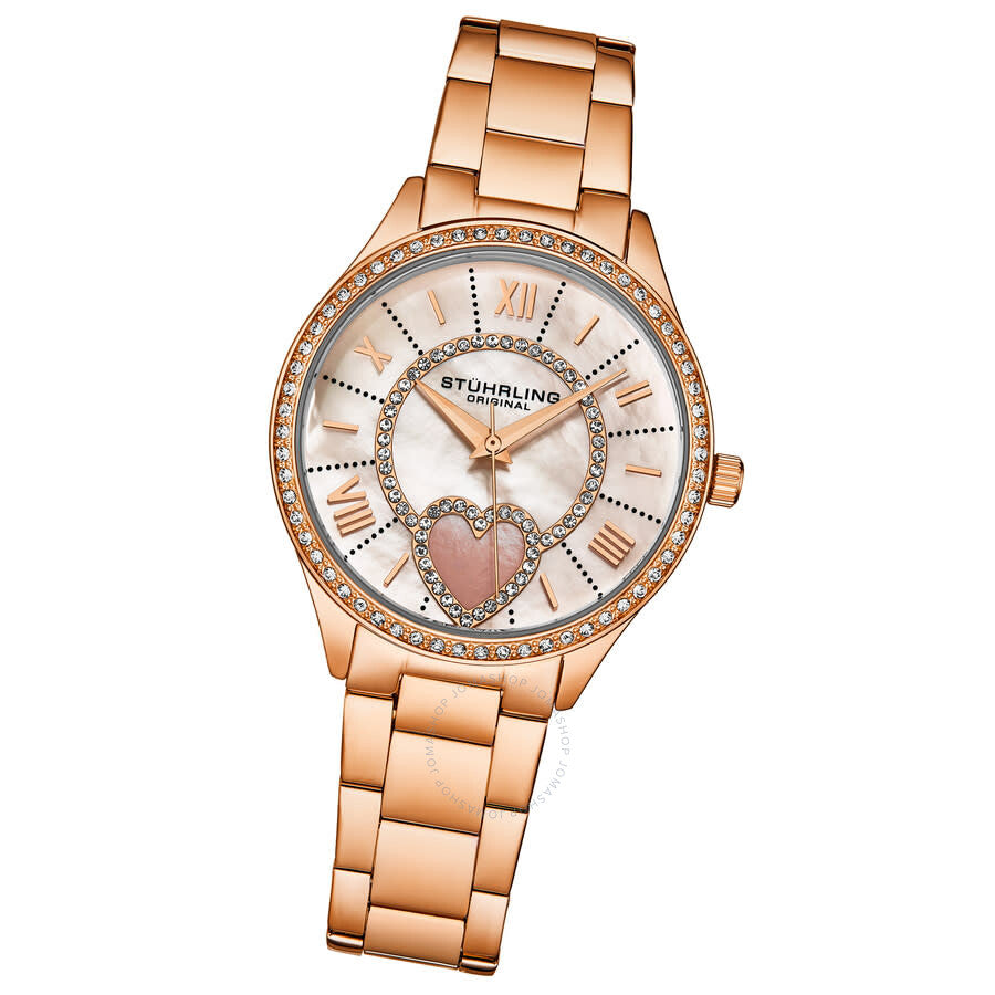 Stuhrling Original Symphony Quartz White Dial Ladies Watch M17198 - Dawson Watches #2
