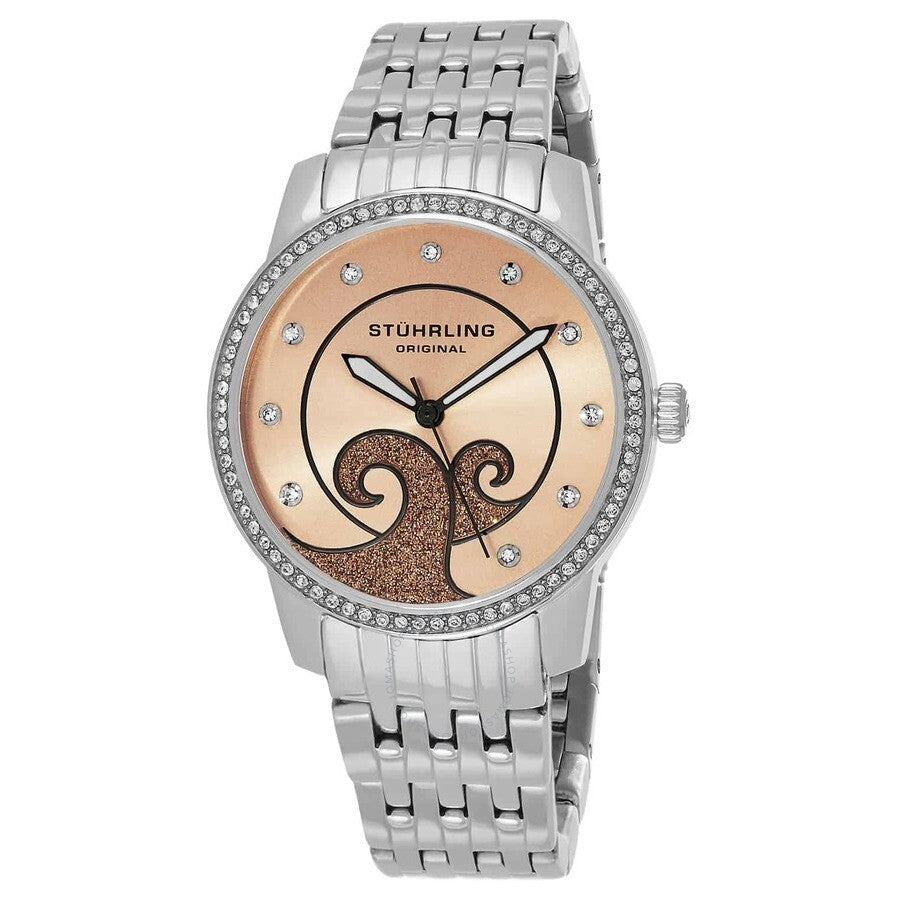 Stuhrling Original Symphony Rose Dial Ladies Watch M15328 - Dawson Watches