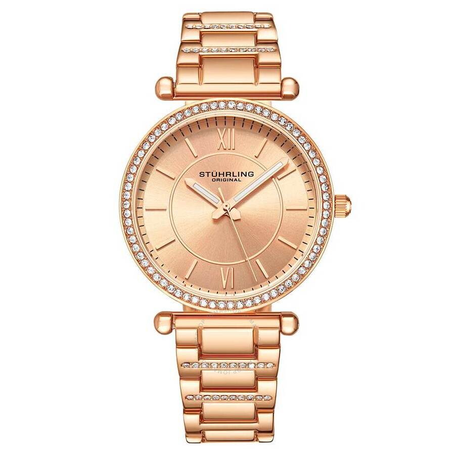 Stuhrling Original Symphony Rose Dial Ladies Watch M15617 - Dawson Watches