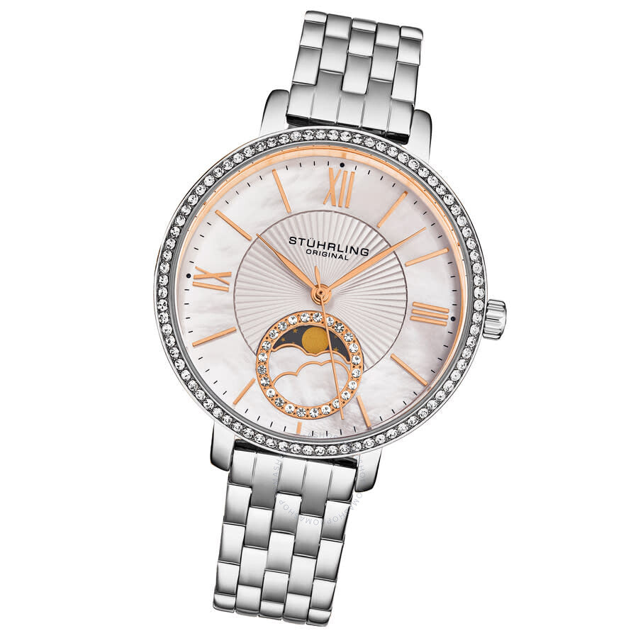 Stuhrling Original Symphony Quartz Silver Dial Ladies Watch M17986 - Dawson Watches #2