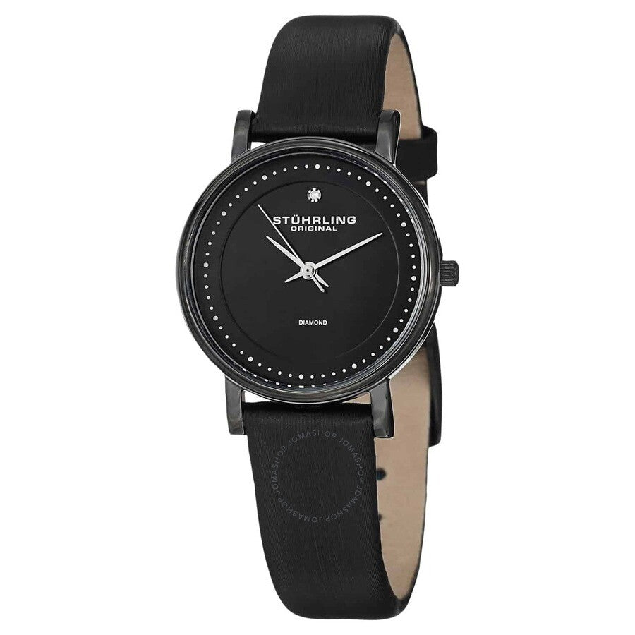 Stuhrling Original Vogue Black Dial Ladies Watch M15422 - Dawson Watches