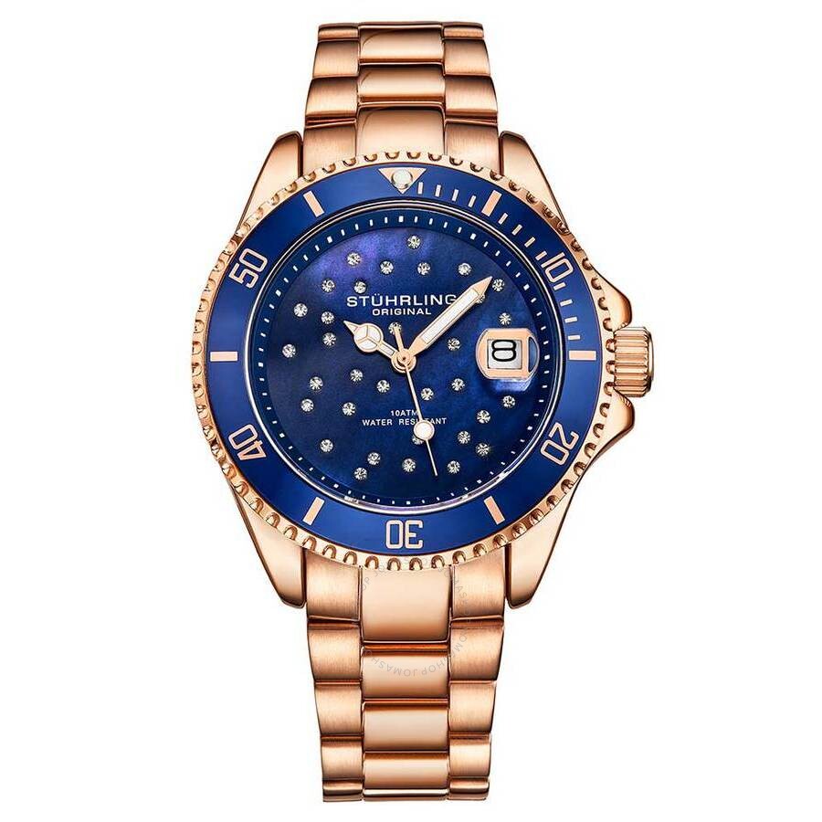 Stuhrling Original Vogue Blue Dial Ladies Watch M15871 - Dawson Watches