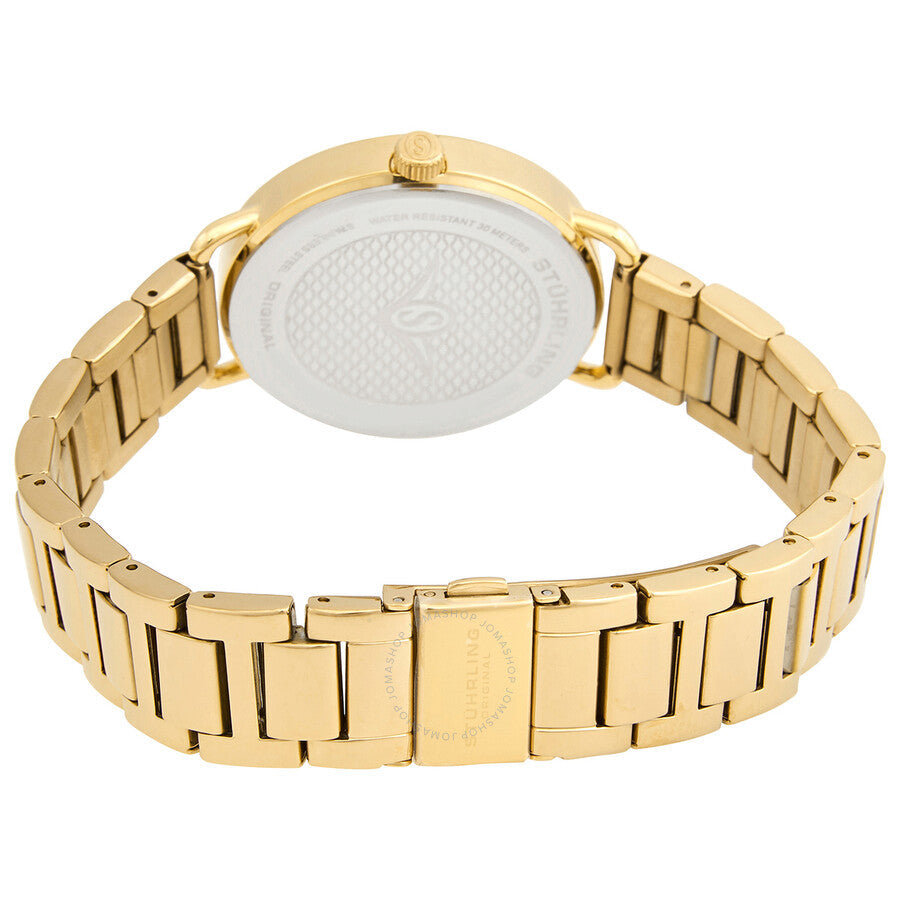 Stuhrling Original Vogue Gold Dial Ladies Watch M15630 - The Watches Men & Co #3
