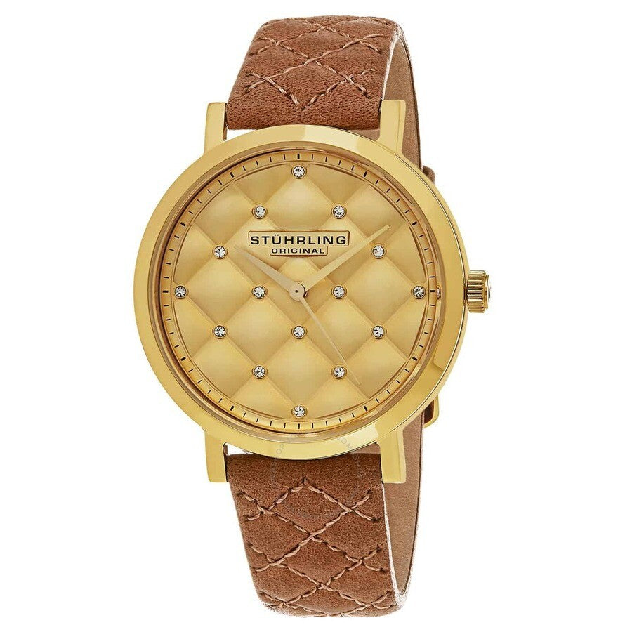 Stuhrling Original Vogue Gold-tone Dial Ladies Watch M15282 - Dawson Watches