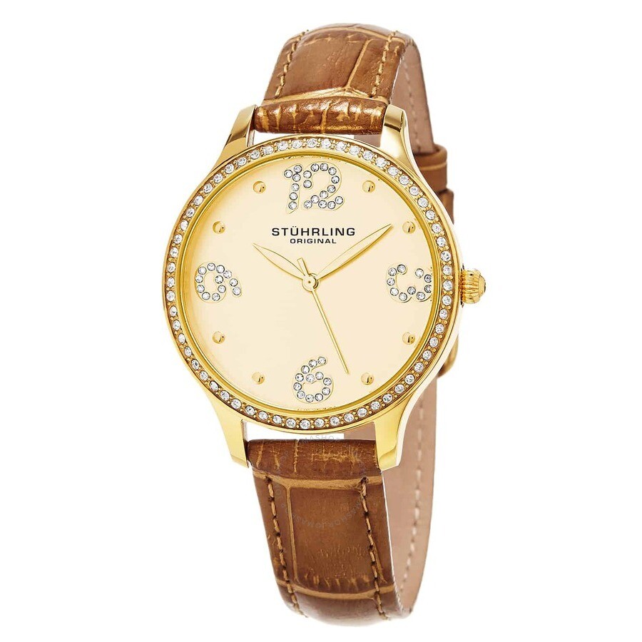 Stuhrling Original Vogue Gold-tone Dial Ladies Watch M15312 - Dawson Watches