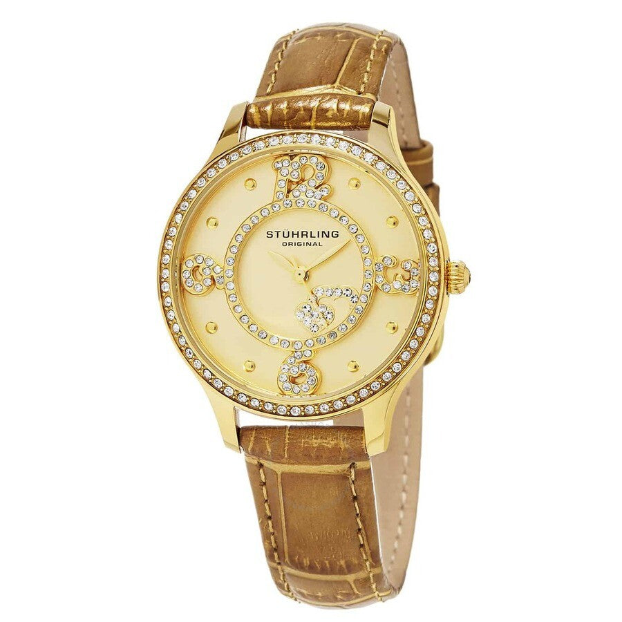 Stuhrling Original Vogue Gold-tone Dial Ladies Watch M15431 - Dawson Watches