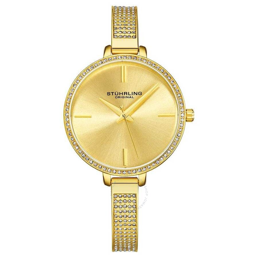Stuhrling Original Vogue Gold-tone Dial Ladies Watch M15753 - Dawson Watches