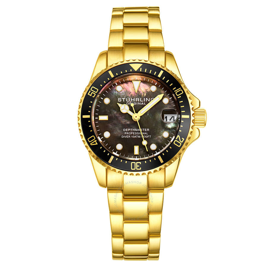 Stuhrling Original Vogue Quartz Black Dial Ladies Watch M13645 - Dawson Watches