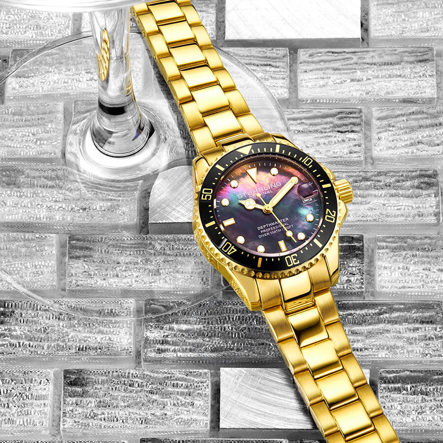Stuhrling Original Vogue Quartz Black Dial Ladies Watch M13645 - Dawson Watches #3