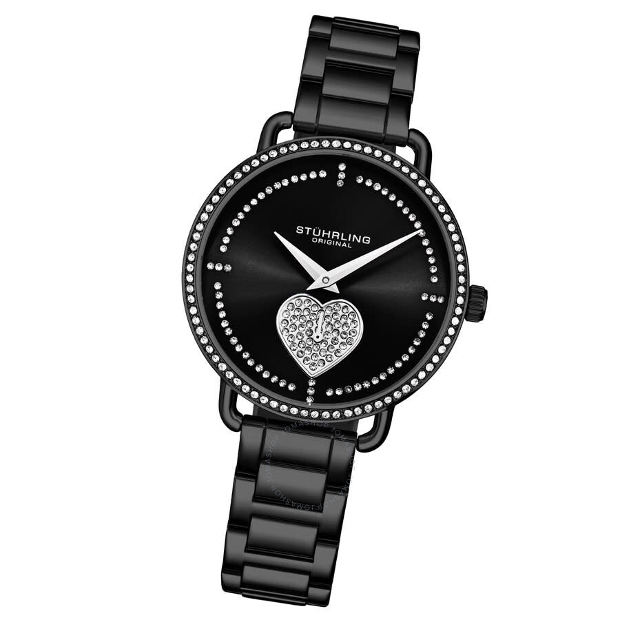 Stuhrling Original Vogue Quartz Black Dial Ladies Watch M17187 - Dawson Watches #2