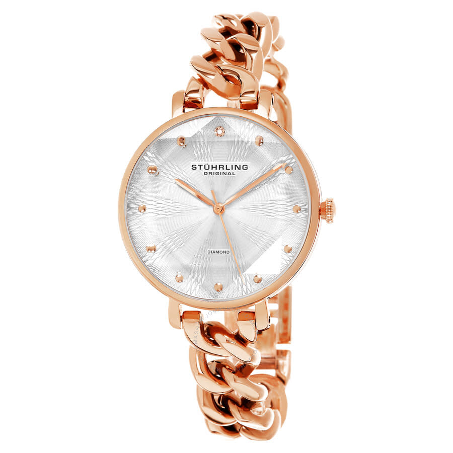 Stuhrling Original Vogue Quartz Silver Dial Ladies Watch M16798 - Dawson Watches