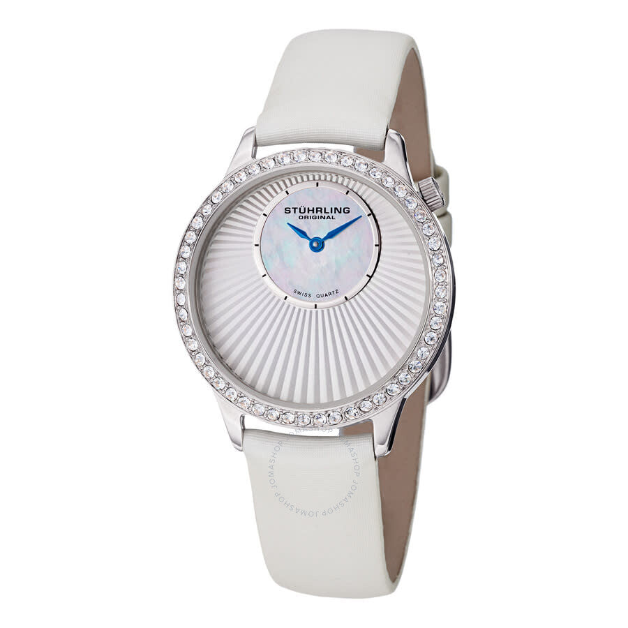 Stuhrling Original Vogue Quartz White Dial Ladies Watch M15253 - Dawson Watches