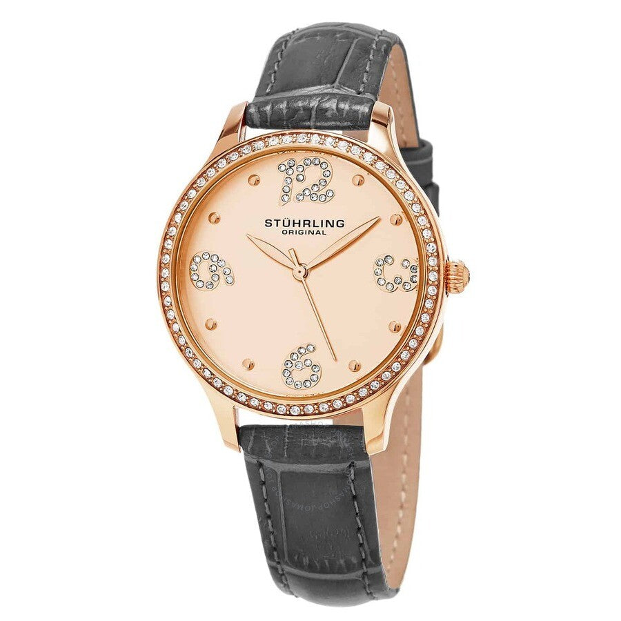 Stuhrling Original Vogue Rose Gold-tone Dial Ladies Watch M15313 - Dawson Watches
