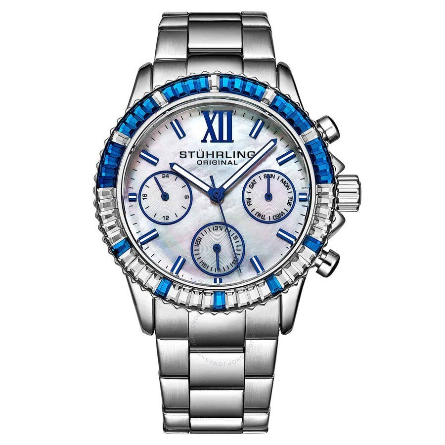 Stuhrling Original Vogue Silver-tone Dial Ladies Watch M15799 - The Watches Men & Co