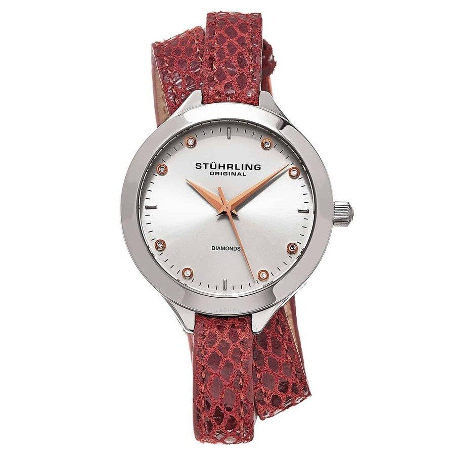 Stuhrling Original Vogue Silver-tone Dial Ladies Watch M15355 - Dawson Watches