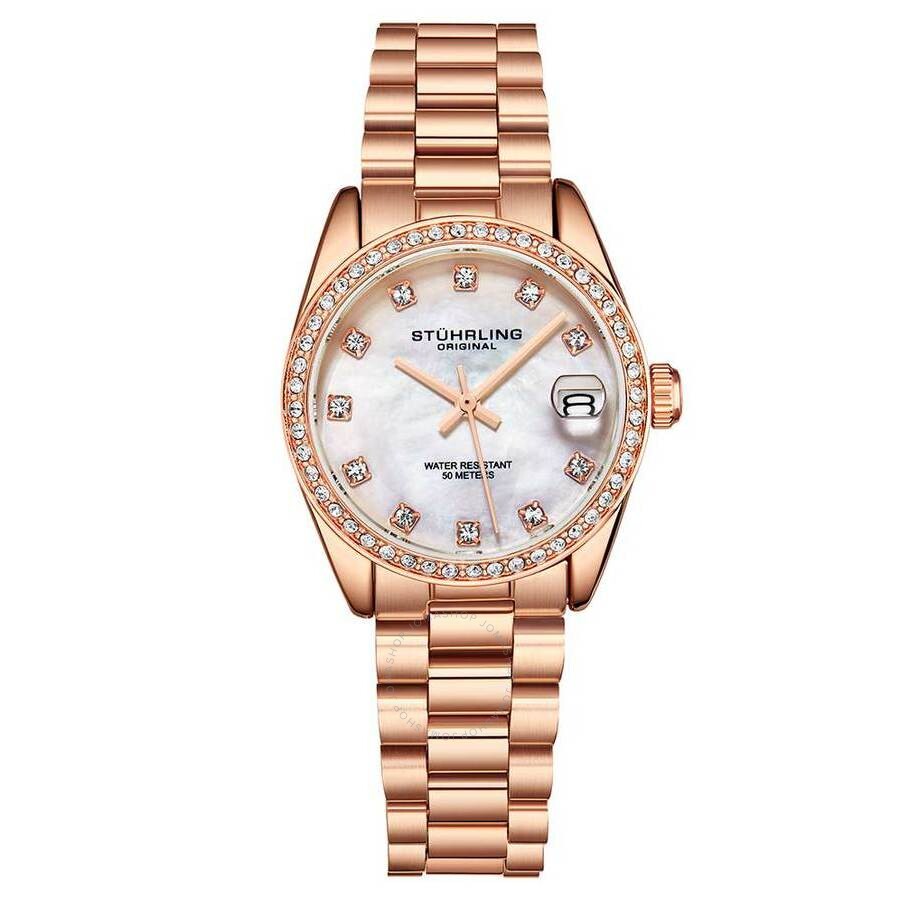 Stuhrling Original Vogue Silver Dial Ladies Watch M15707 - Dawson Watches