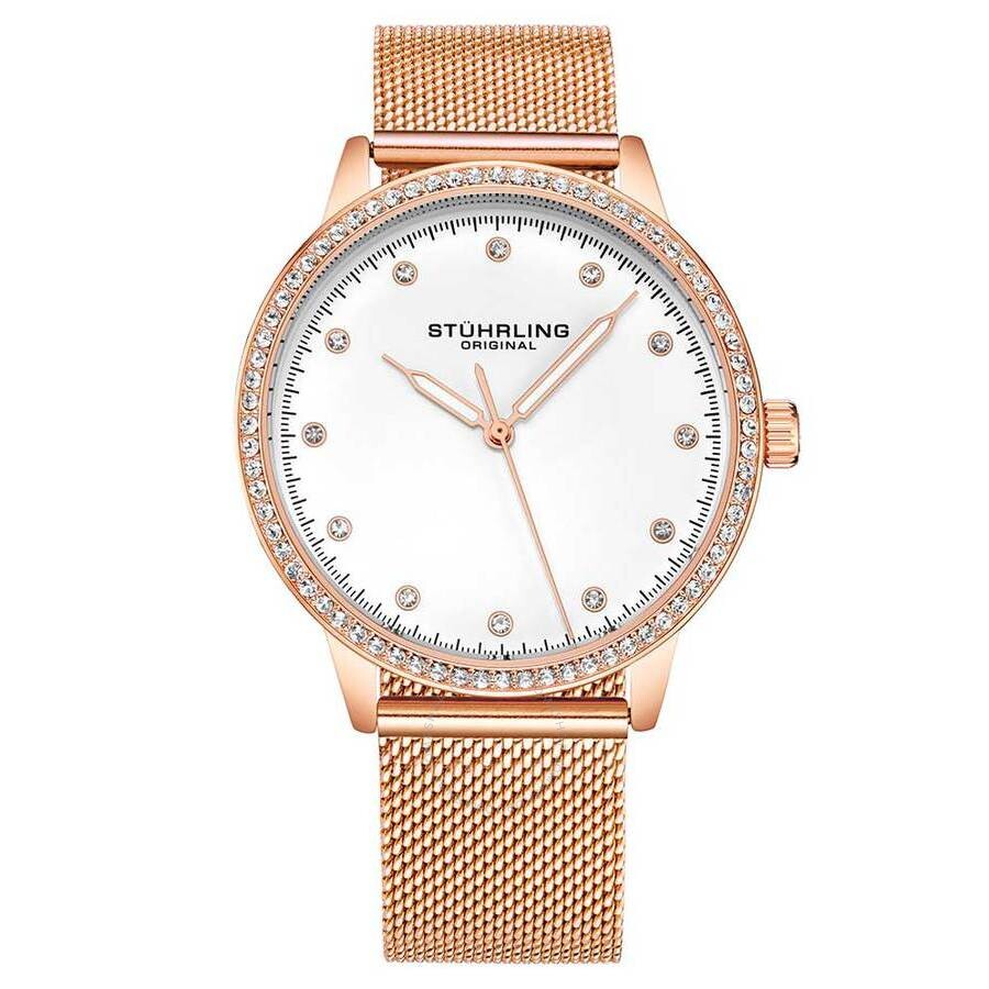 Stuhrling Original Vogue White Dial Ladies Watch M15608 - Dawson Watches