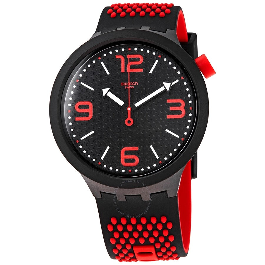 Swatch BBBlood Black Dial Men's Watch SO27B102 - The Watches Men & Co