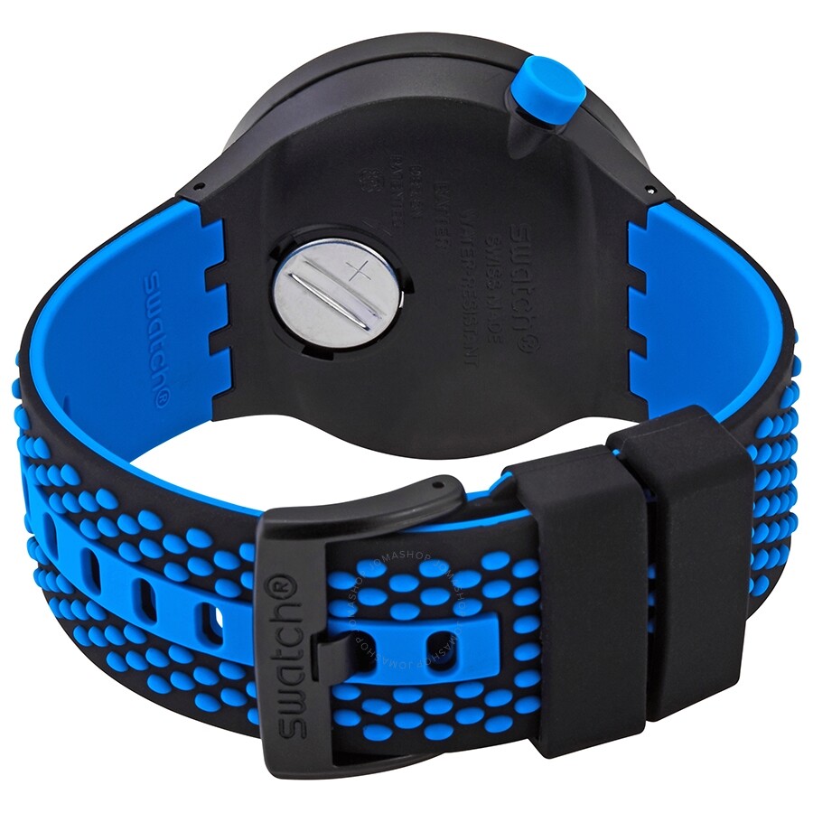 Swatch BBBlue Quartz Black Dial Men's Watch SO27B101 - Dawson Watches #3