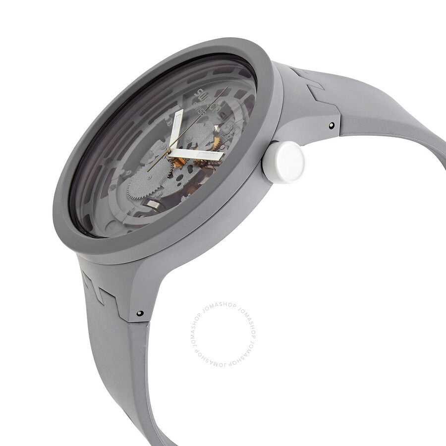 Swatch Bioceramic C-grey Quartz Transparent Grey Dial Unisex Watch SB03M100 - Dawson Watches #2