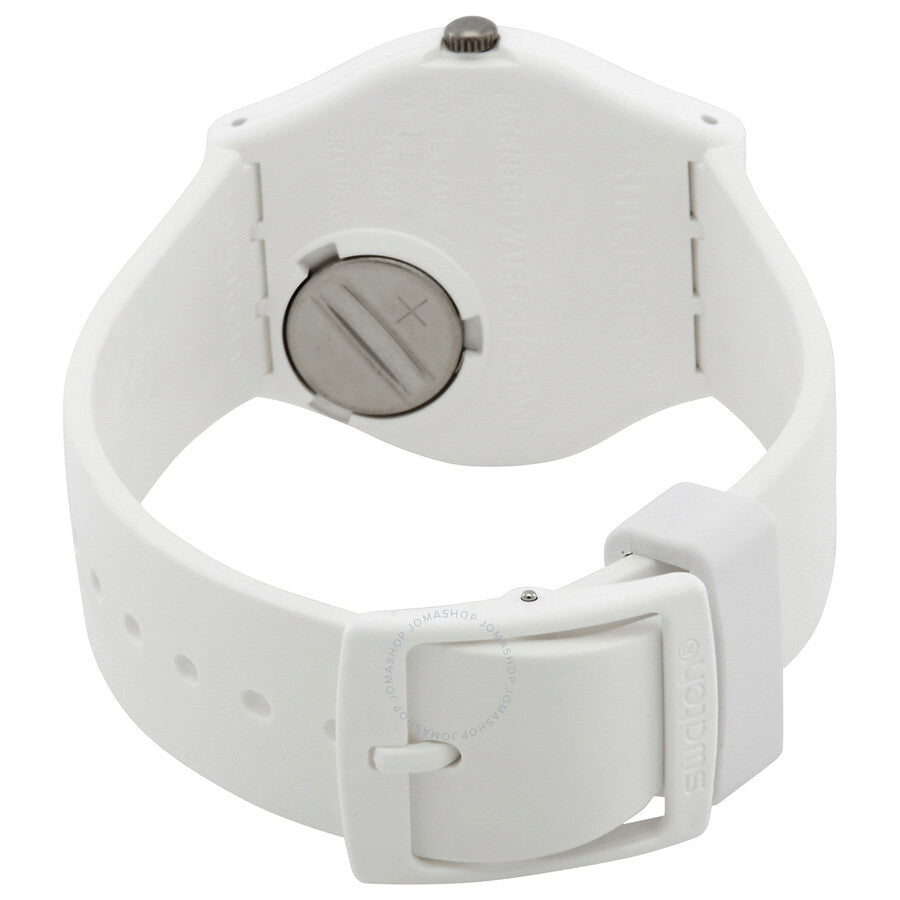 Swatch Bioceramic Time To Yellow Small Quartz White Dial Unisex Watch SO31W105 - Dawson Watches #3