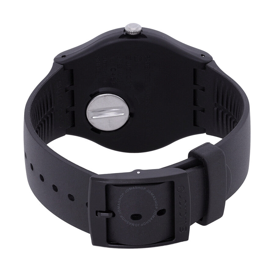 Swatch Core Black Lacquered Quartz Black Dial Men's Watch SO29B107 - Dawson Watches #3