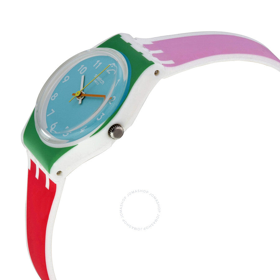 Swatch De Travers Blue Dial Ladies Watch LW146 - Dawson Watches #2