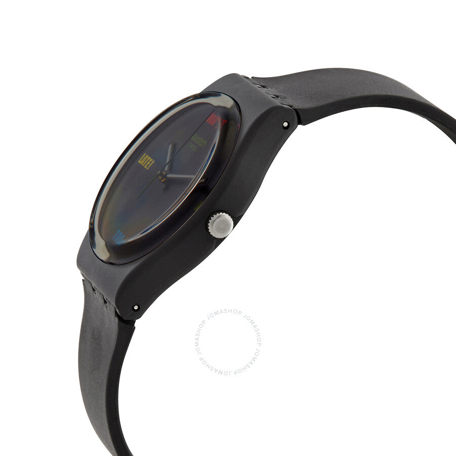 Swatch Essentials DB2L Quartz Black Dial Unisex Watch SO28B102 - Dawson Watches #2