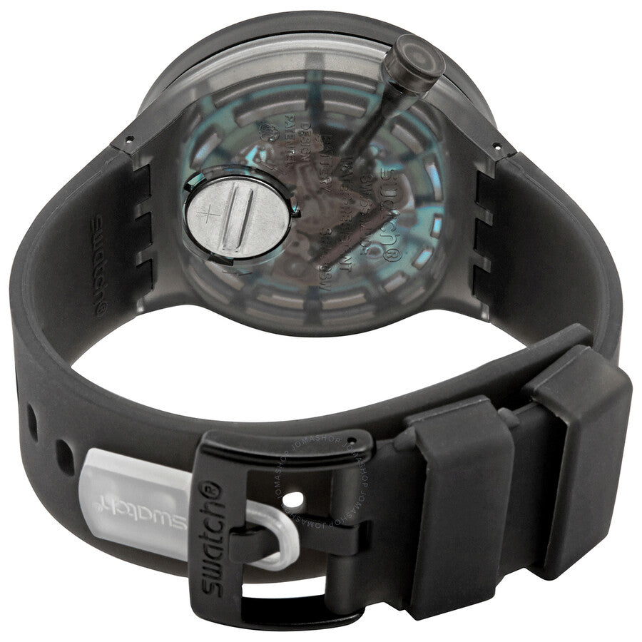 Swatch Fire Taste Quartz Black Skeleton Dial Watch SO27B112 - Dawson Watches #3