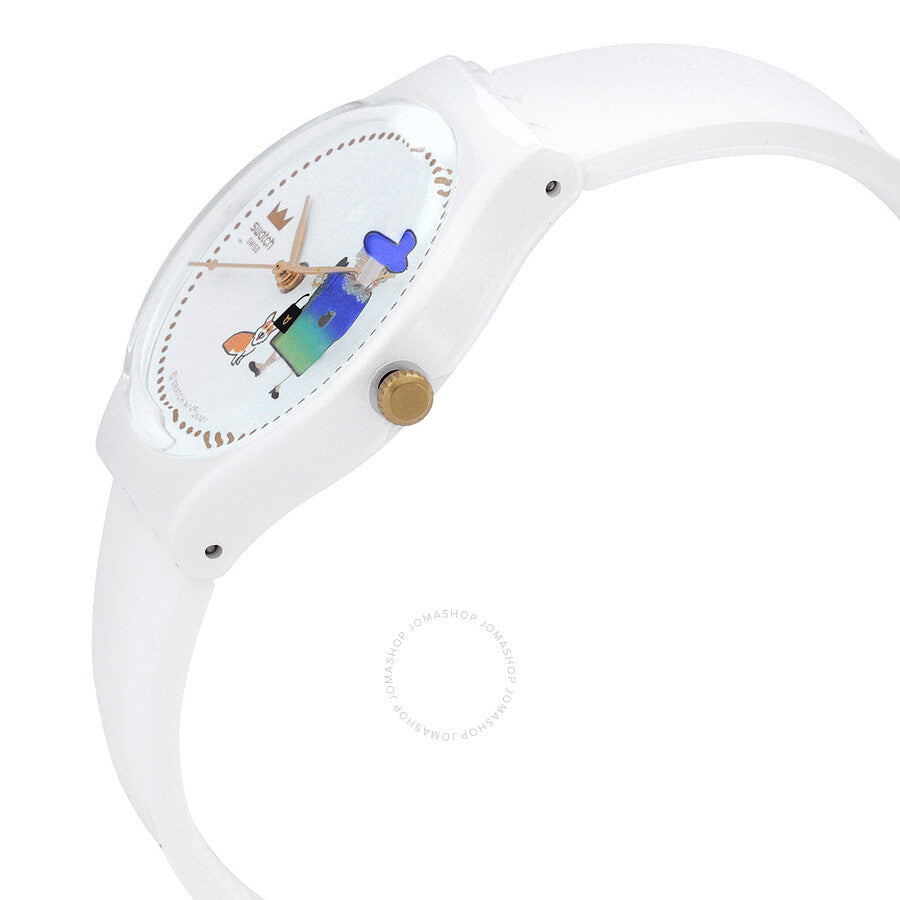 Swatch How Majestic Jubilee Quartz White Dial Unisex Watch GZ711 - Dawson Watches #2