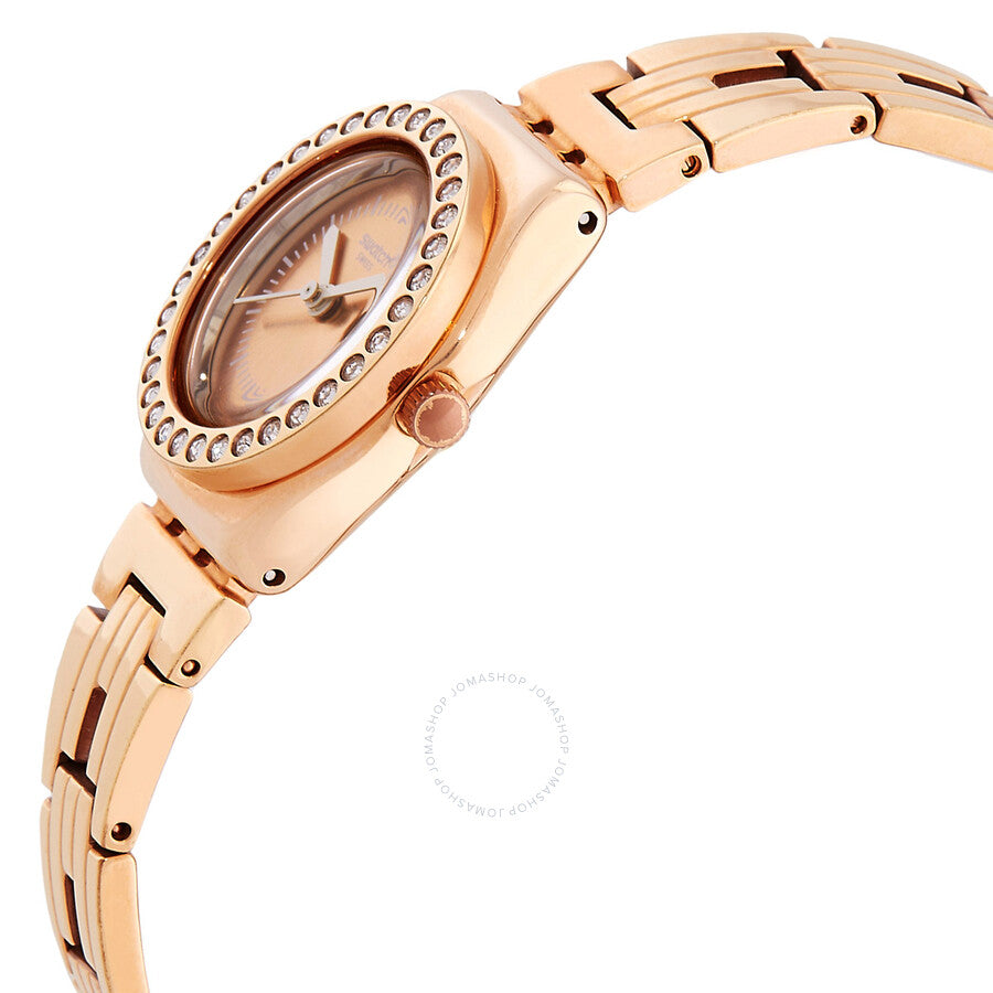 Swatch Kiroyal Quartz Rose Gold Dial Ladies Watch YSG154G - Dawson Watches #2