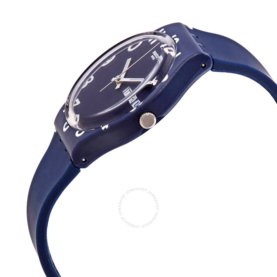 Swatch Over Blue Quartz Blue Dial Unisex Watch GN726 - Dawson Watches #2