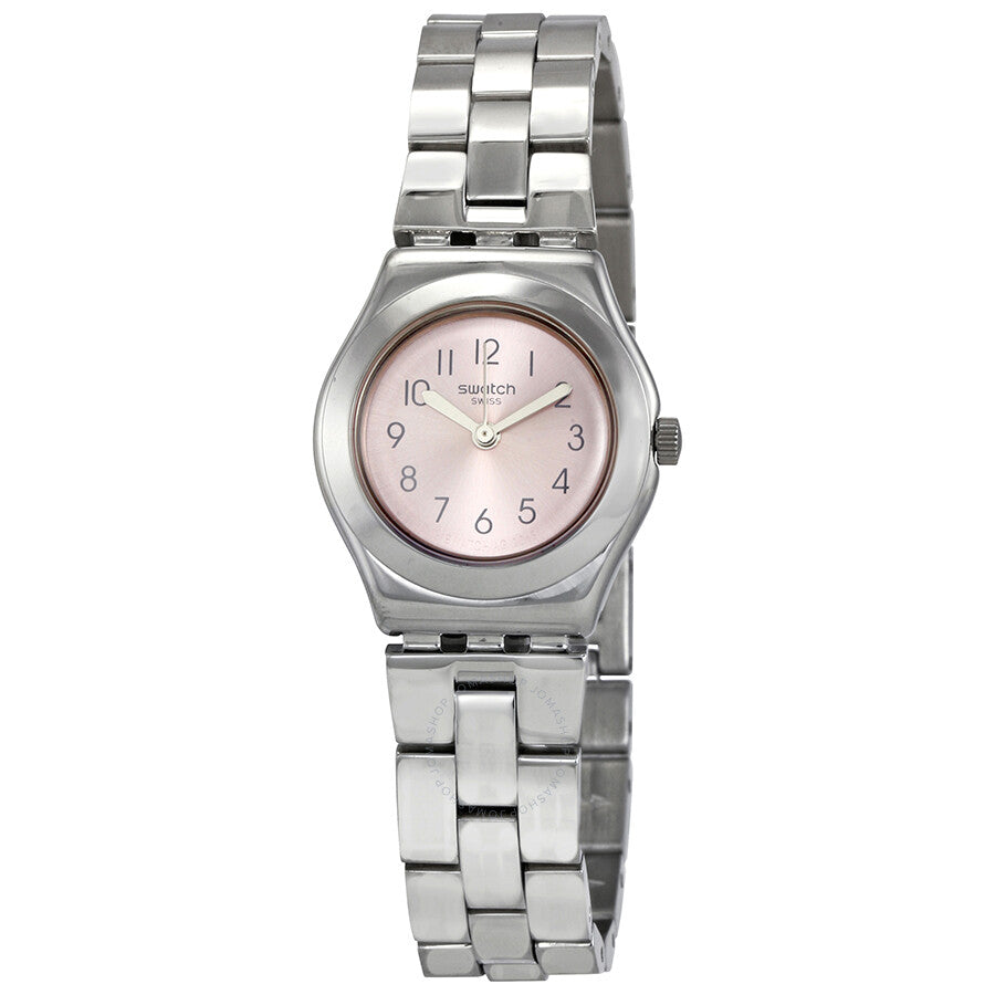 Swatch Passionement Rose Dial Ladies Steel Watch YSS310G - Dawson Watches