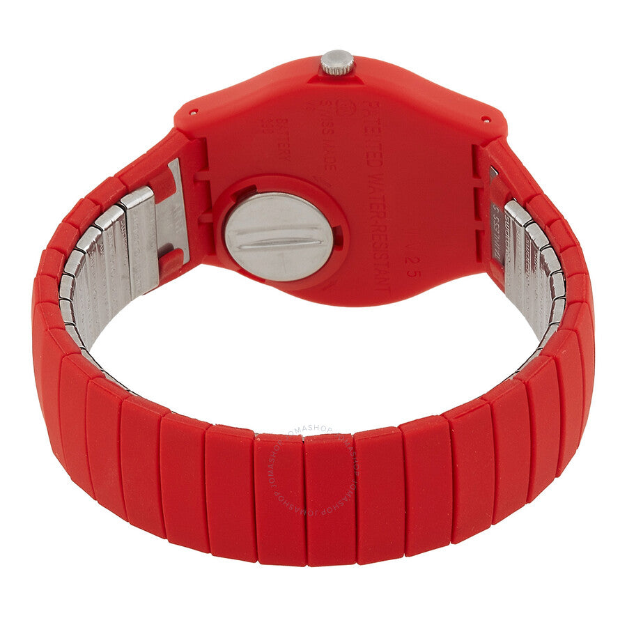 Swatch Pepeblu Quartz Red Dial Ladies Watch GR173A - Dawson Watches #3