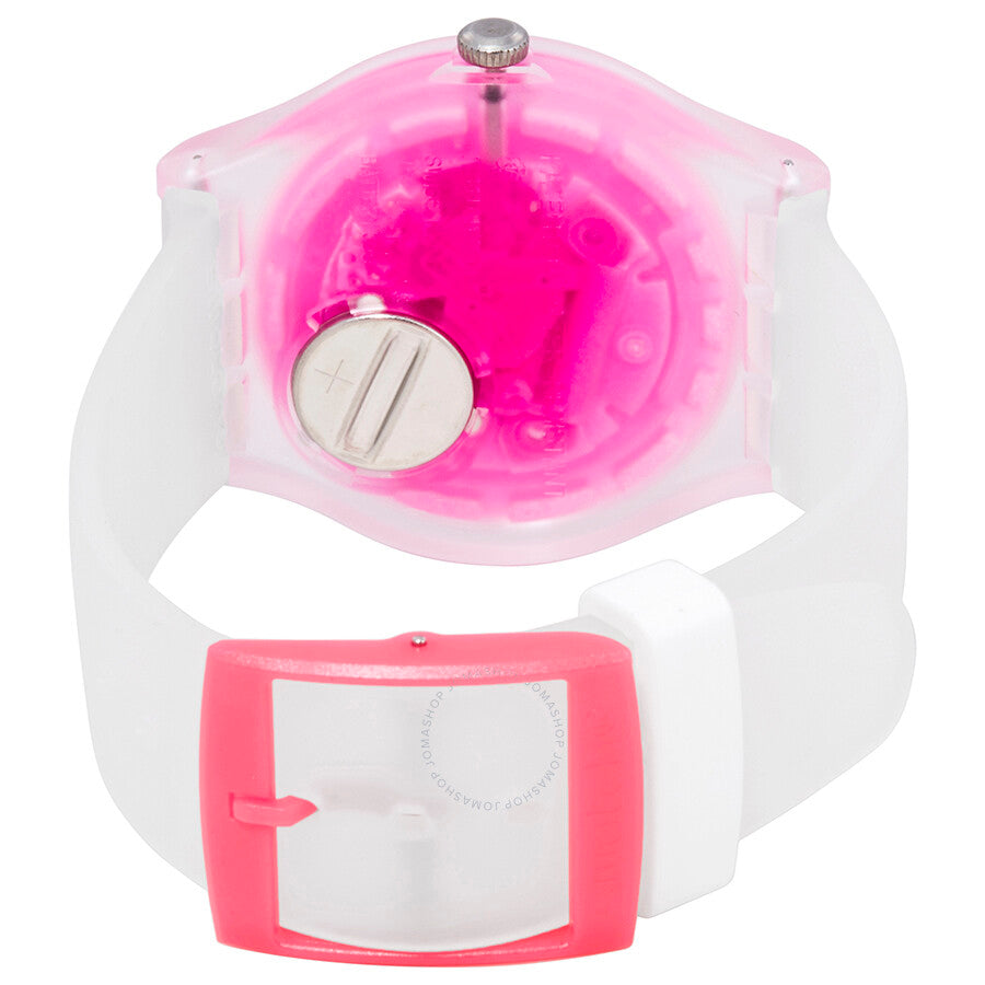 Swatch Pinkmazing Pink Skeleton Dial Watch SUOK130 - Dawson Watches #3