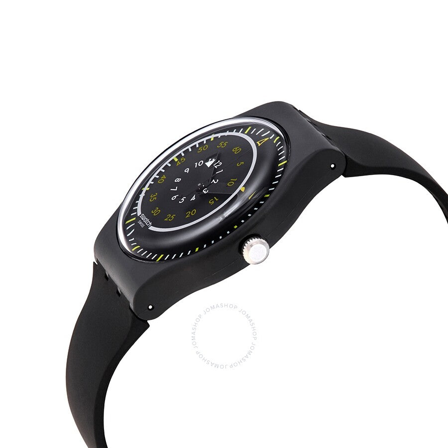 Swatch Piu Nero Quartz Black Dial Men's Watch SUOB157 - Dawson Watches #2