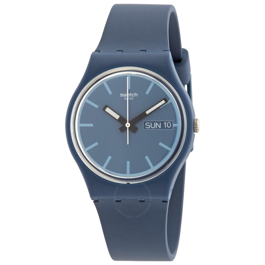 Swatch Quartz Blue Dial Unisex Watch SO28N701 - Dawson Watches
